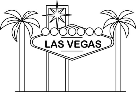 lv coloring pages|simple drawing of las vegas.